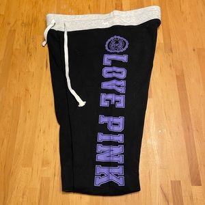 Black pink/vs workout leggings